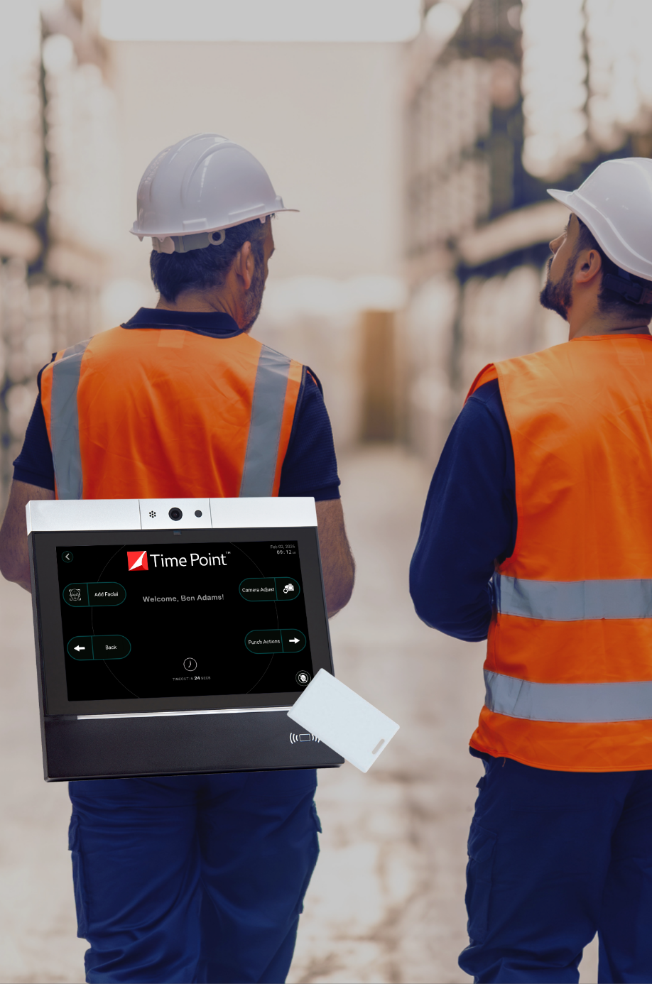 card clock for logistic