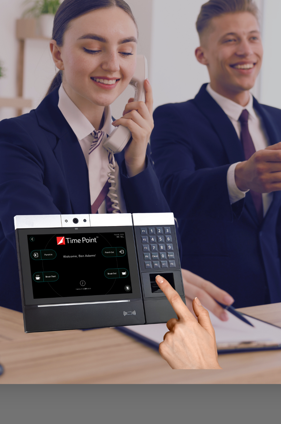 finger clock for hotels